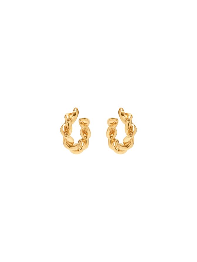 Small Rope Hoop Earrings
