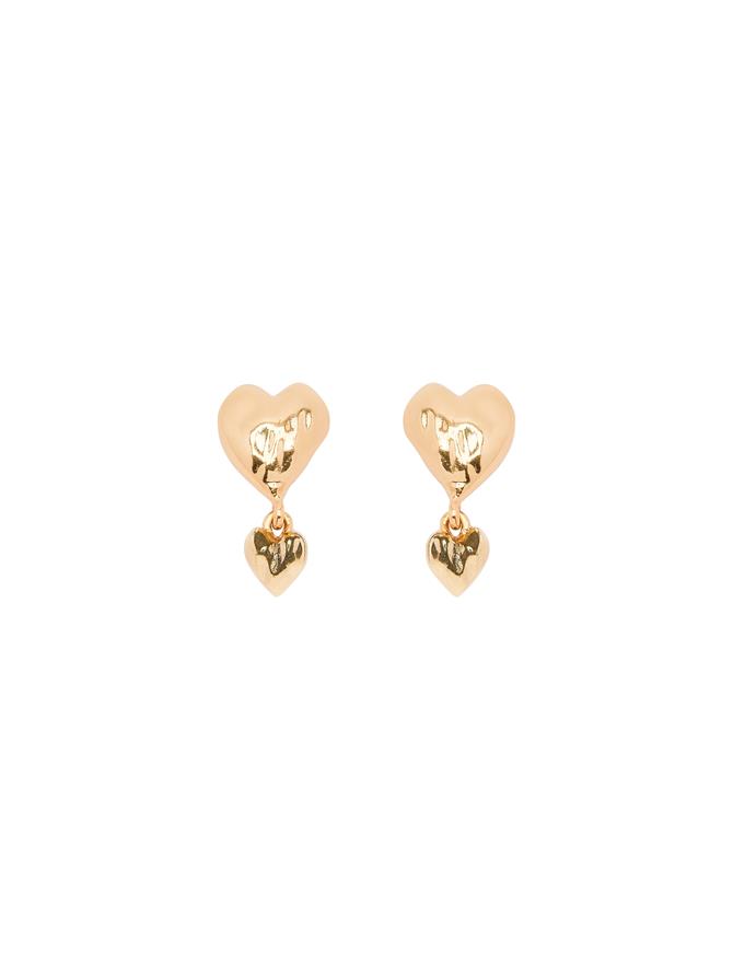 Double Heart Earrings