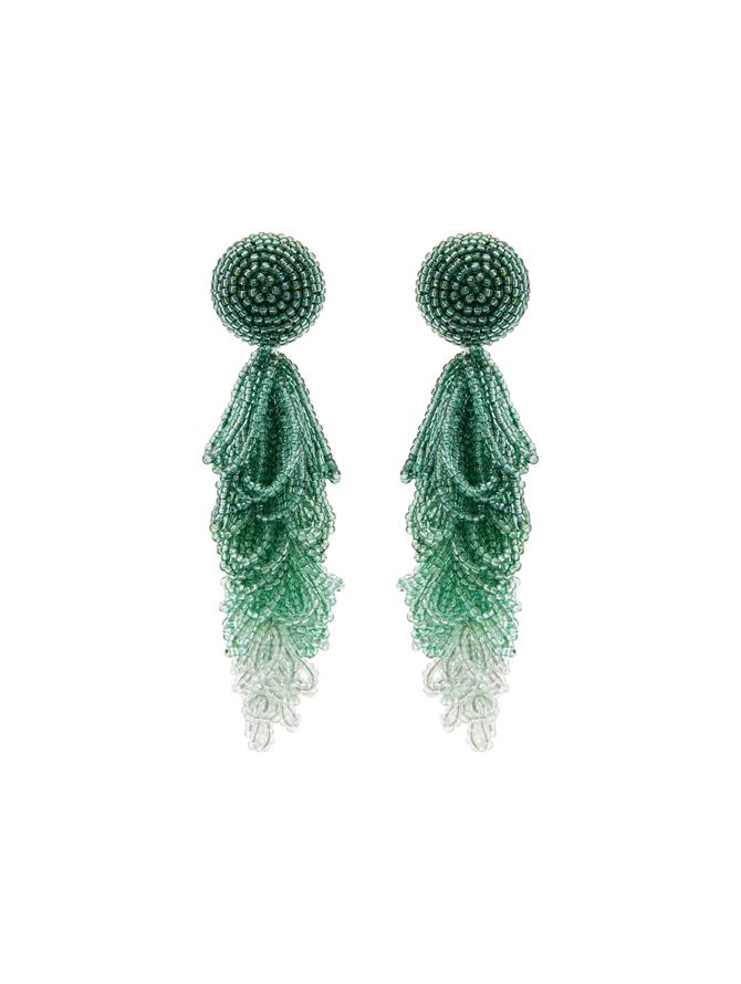 Looped Tassel Clip-On Earrings